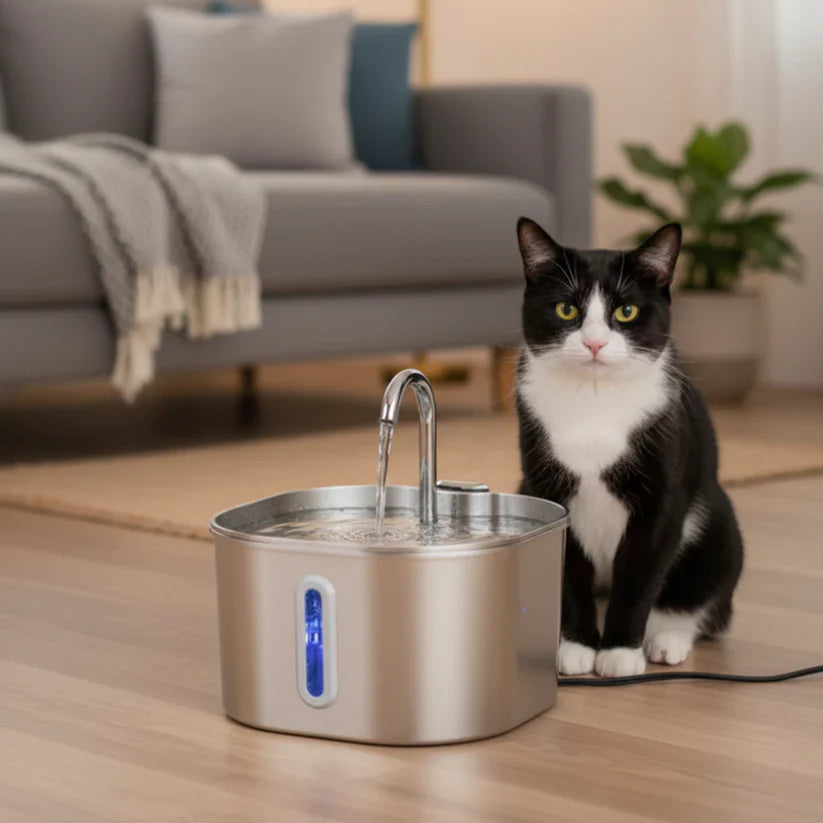 Purapet™ RVS Filterende waterfontijn